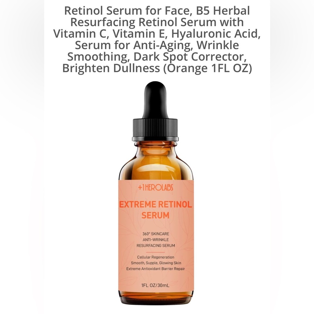 NWT HEROLABS Extreme Retinol Serum. 1fl oz/30ml